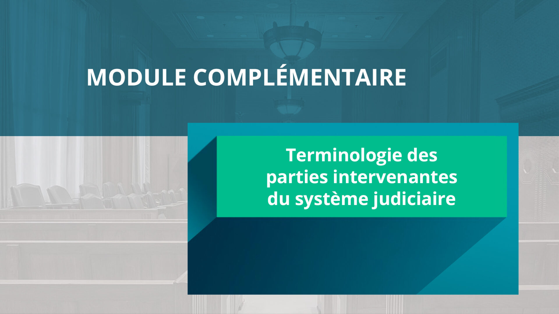 Terminologie des parties intervenantes