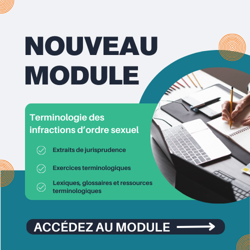 Popup-Découvrez notre nouveau module sur les infractions d'ordre sexuel
