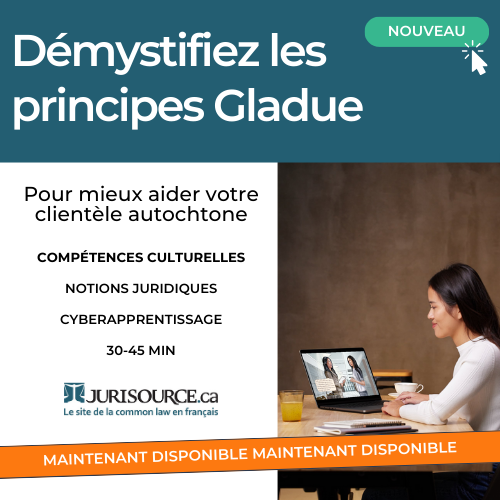 Popup-Découvrez notre module sur les principes Gladue