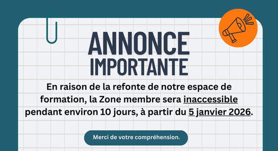 Zone membre inaccessible